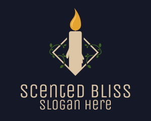 Scented Candle Garden logo design