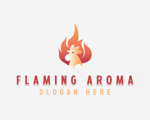 Flaming Chicken Roasting logo