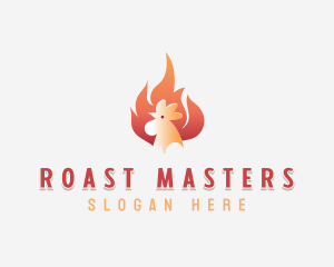 Flaming Chicken Roasting logo