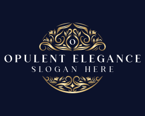 Luxury Floral Ornament logo design