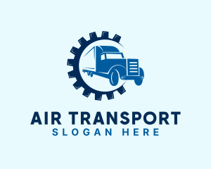 Gear Truck Forwarding logo design