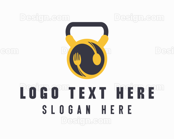 Food Plate Kettlebell Logo