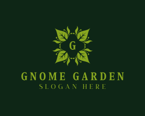 Eco Garden Leaves logo design