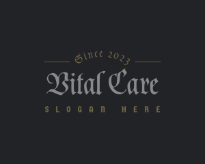 Medieval Calligraphy Business Logo