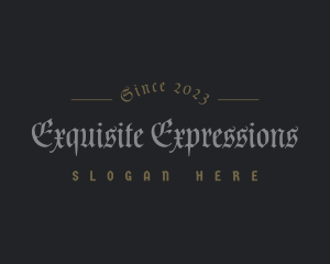 Medieval Calligraphy Business logo