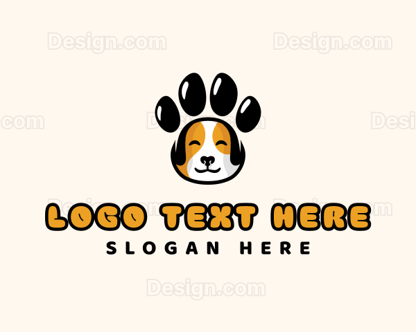 Dog Paw Pet Logo