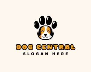 Dog Paw Pet logo design