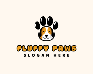 Dog Paw Pet logo design