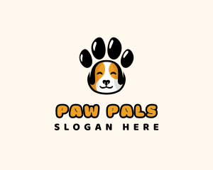 Dog Paw Pet logo design