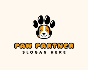 Dog Paw Pet logo design