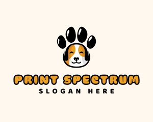 Dog Paw Pet logo design