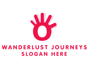 Hand Letter O logo