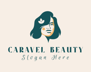 Female Hair Beauty logo design