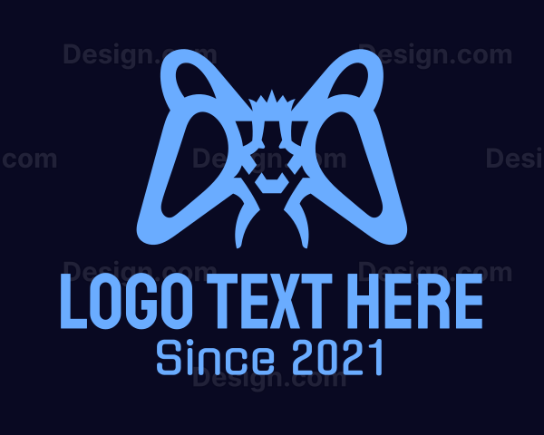 Blue Monster Game Controller Logo