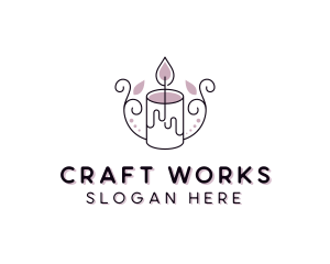 Candle Wellness Spa logo design