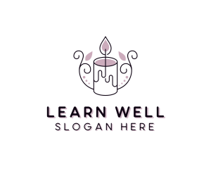 Candle Wellness Spa logo design