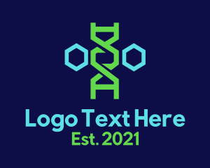 Polygonal Gene Strand logo