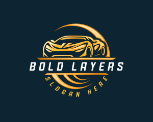 Detailing Sports Car logo design