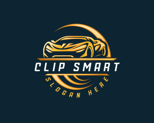 Detailing Sports Car logo design