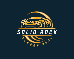 Detailing Sports Car logo design