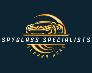 Detailing Sports Car logo design