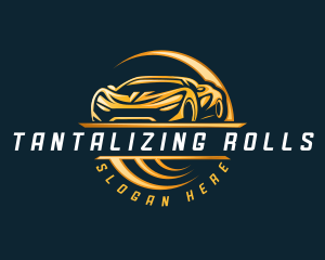 Detailing Sports Car logo design