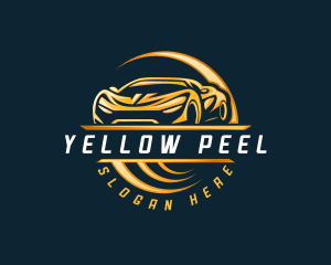 Detailing Sports Car logo design