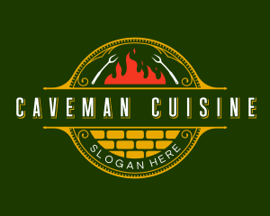 Grilled Flame Cuisine logo design