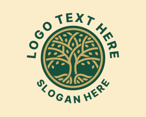 Eco Wellness Tree  logo