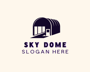 Dome Warehouse Storage logo design