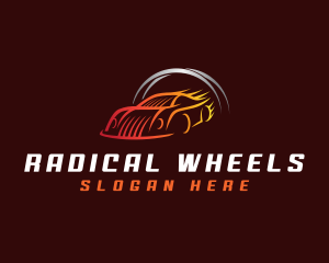 Racer Car Mechanic Logo