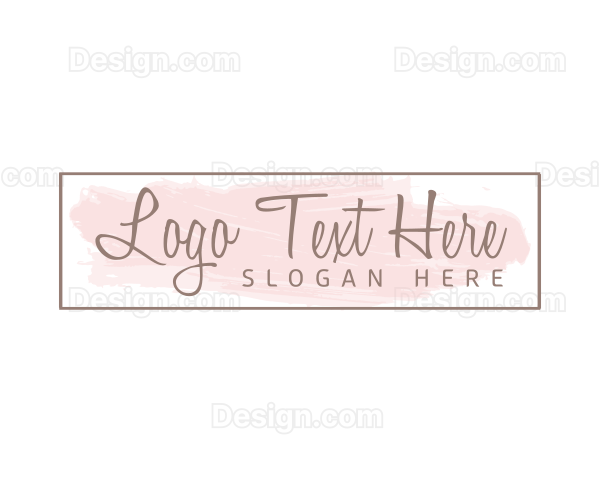 Feminine Script Business Logo