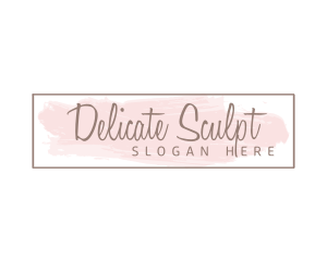 Feminine Script Business logo design