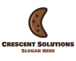 Crescent Moon Cookie logo design