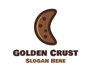 Crescent Moon Cookie logo design