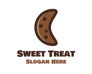 Crescent Moon Cookie logo design