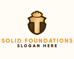 Generic Golden Shield Logo