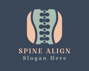 Spine Osteopathy Chiropractor logo design