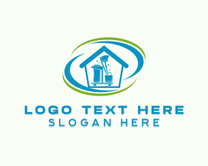 House Cleaning Tools Logo