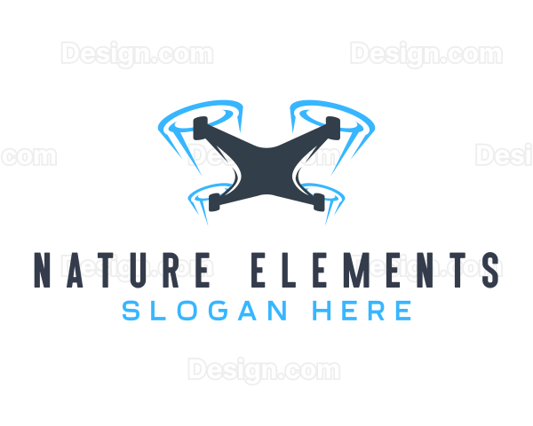 Flight Drone Lens Logo