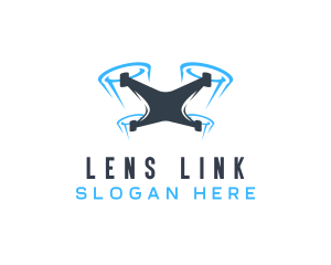 Flight Drone Lens logo design