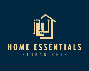 Home Plumbing Pipe logo design