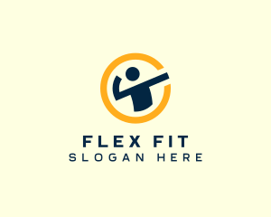 Human Fitness Workout logo design