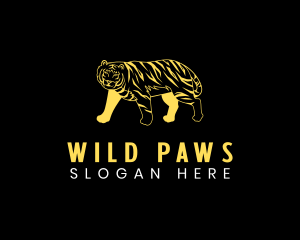 Wild Tiger Animal logo design