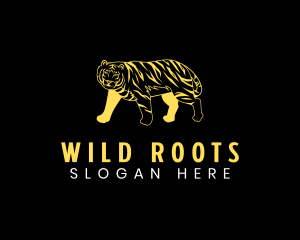Wild Tiger Animal logo