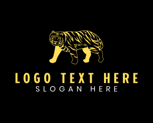 Carnivore - Wild Tiger Animal logo design
