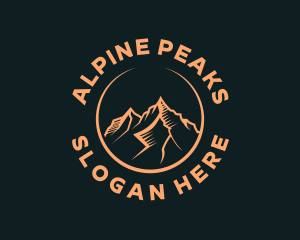 Mountain Peak Adventure logo design