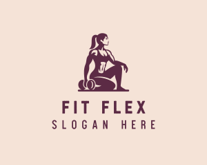 Woman Workout Gym logo