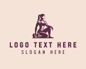 Gym - Woman Workout Gym logo design