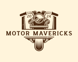 Motorcycle Rider Garage logo design